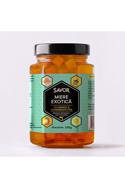 SAVOR Miere Exotică cu Mango și Condimente Fine