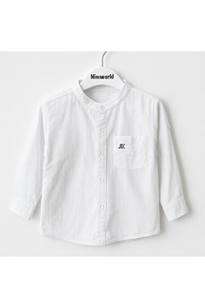 Jack Lion قميص كلاسيكي بدون ياقة للأطفال الذكور 24145 GKJ0023