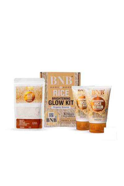 BNB Rice Extract Facial Kit For Bright & Glowing Skin