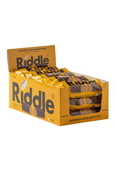 Riddle زبدة الفول السوداني مع رقائق البطاطس عبوة من 15 قطعة