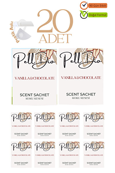 PellDio Home 20 Adet Vanilya Kokulu Kese