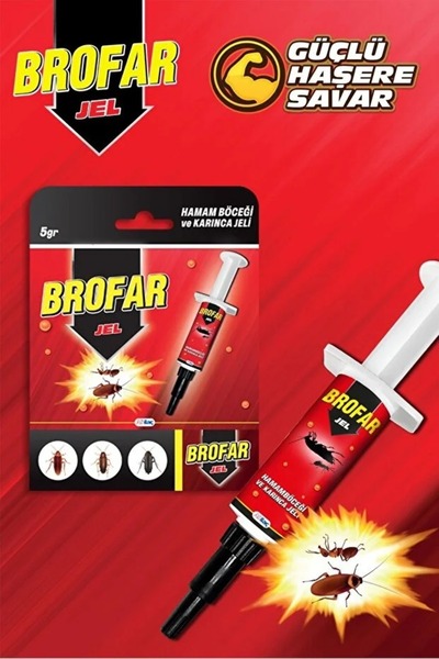 BE ACTİVE Brofar Jel Hamam Böceği Ve Karınca Jeli 5 gr Böcek Jeli