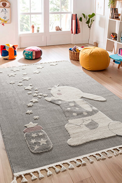 essense Home&Living TİNKY Yumuşak Bukleli Yumuşak Peluş Post Shaggy Krem Çocu...