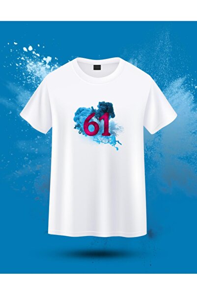 karaoğlu 61 تي شيرت بلاك بليت ترابزون مطبوع كيساكول