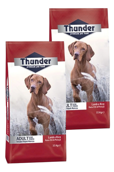 Thunder Dog Kuzu Etli Köpek Maması 2 x 15 Kg