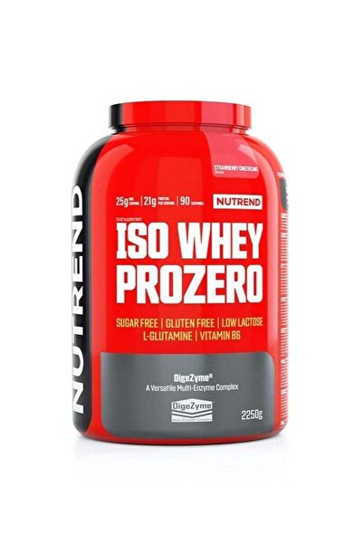 Nutrend ISO Whey Prozero 2250g Strawberry Cheesecake - 90 Servings