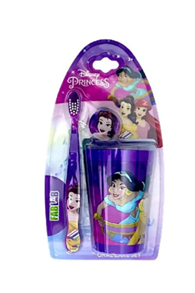 Fab lab Disney Princess Children's Oral Care Set: Ultra-Soft Toothbrush with ...