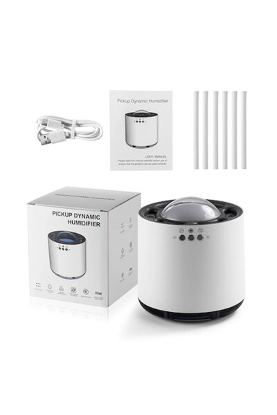 CAMPINO Room Humidifier 800 ml with 6 Nozzles, 7-Color LED Aromatherapy Diffuser