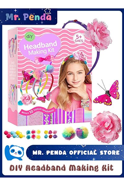 Mr. Penda Headband Making Kit - DIY Hair Accessories Craft Set for Girls (Age...