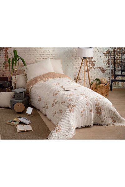 Peshtemalsan TEK KİŞİLİK 9 KATLI %100 PAMUK 180x220 MÜSLİN YORGAN YATAK MİMOZ...