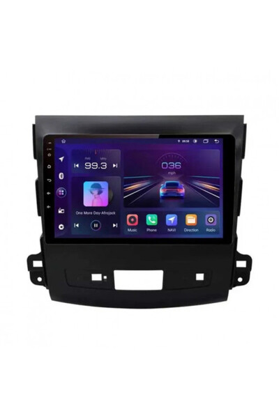 NAVI-ABC Mitsubishi Outlander 2 (2006-2012) Navigație Android 12 de 9" - 6GB ...
