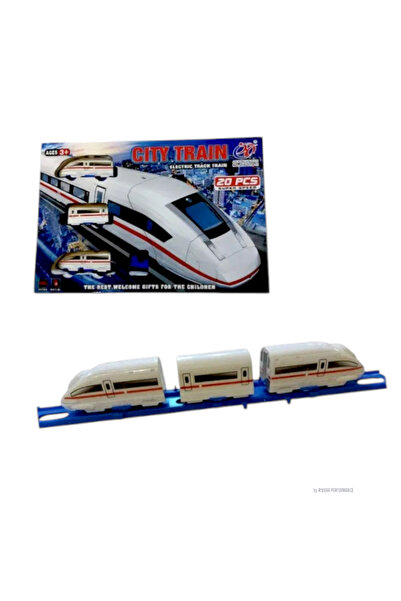 OEM Hooppie electric train toy, 28.5 cm, 20 pieces, 140 cm railway track/railway indicators, 03 years+