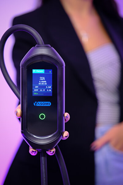 Yasomi 7kw Monofaze Taşınabilir Hızlı Şarj Istasyonu (24 Ay Garantili)