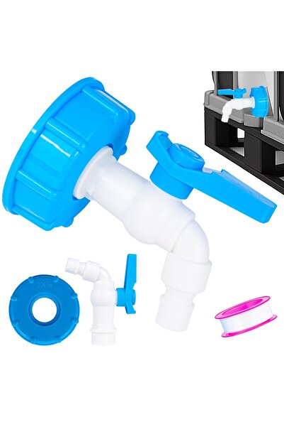 GEKO Valvă IBC S60x6 cu filet de 3/4" pentru containere Mauser, G 70193