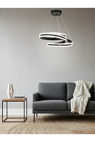 SUREAT ALTAYAAR Modern LED chandelier with double ring design - 500mm size, c...