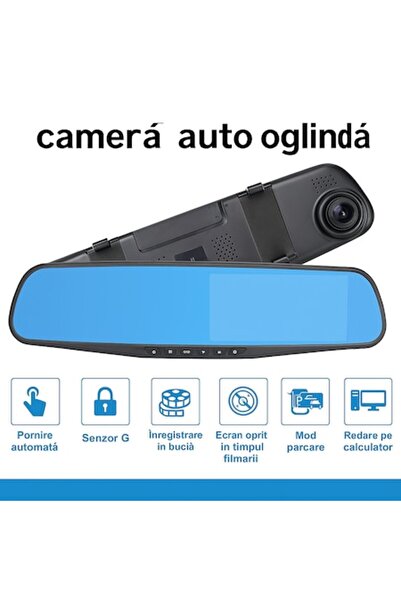OEM Lumi rearview mirror DVR with 4.5" screen and front camera