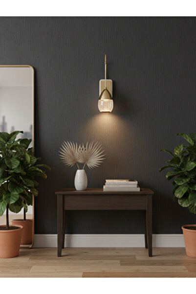 SUREAT ALTAYAAR مصباح حائط LED كريستالي مودرن دائري - إضاءة جدارية داخلية فاخرة