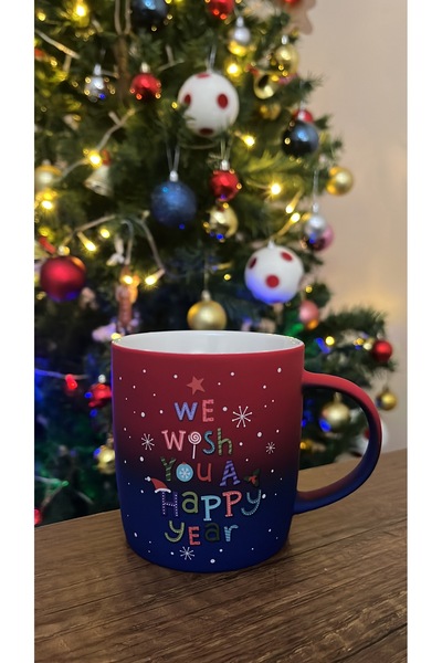 Vingardi New Year Soft Touch Kırmızı Yılbaşı Kupası