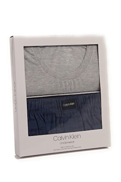 Calvin Klein Set pijamale bărbătesc Calvin Klein, mărimea M, gri / denim
