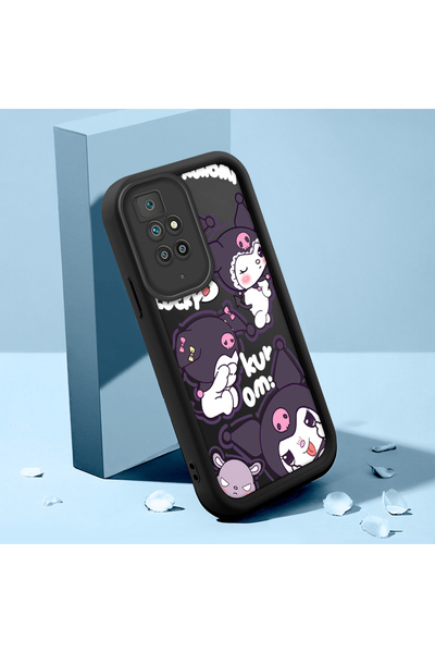 ucuc حافظة هاتف Xiaomi Redmi 10 متوافقة مع السيليكون الأسود ذات نمط الرسوم ال...