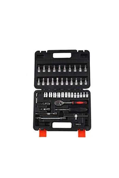Lawazim Tool Set 46pcs - Socket Ratchet Screwdriver Kit with Carry Case