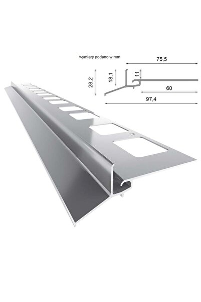 Renoplast PROFIL DE COLȚ PENTRU TERASĂ ȘI BALCON K102 Gri RAL 7037