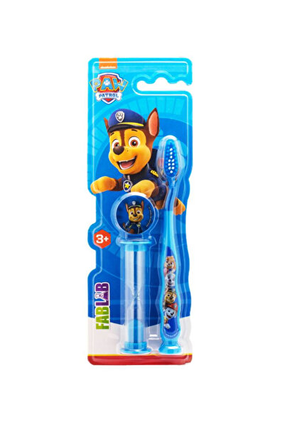 Fab lab Paw Patrol Children's Ultra-Soft Toothbrush with Hygienic Cover & San...