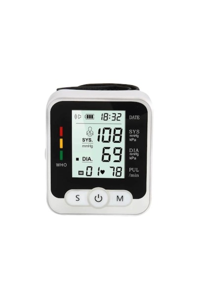 Edman Tensiometru TNS-1, LCD, alimentat cu baterii, alb