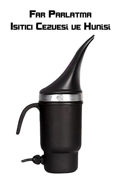 CF CLEANFAST Yeni Nesil Far Temizleme Parlatma Isıtıcı Cezve ve Huni Temizlik Seti