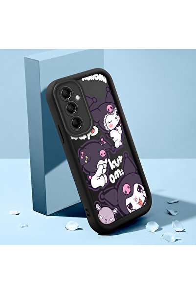 ucuc حافظة هاتف سامسونج جالاكسي M14 5G متوافقة مع السيليكون الأسود بنمط الرسو...