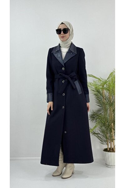 Tebrikler tekstil Women's Winter Stylish and Comfortable Long Coat Model G4167