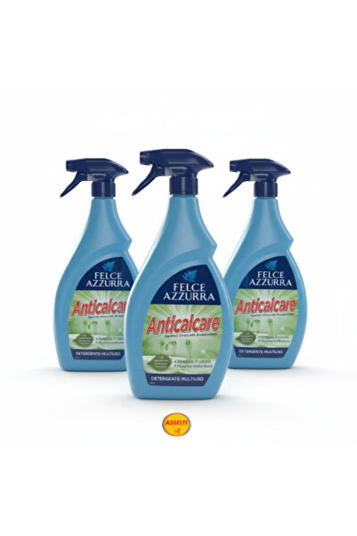 Felce Azzurra ASSELTI® Set – 3 x Limescale Remover 500 ml (Bathroom & Kitchen)