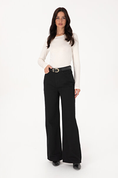 U.S. Polo Assn. Kadın Siyah Jean Pantolon 50316781-DN0027