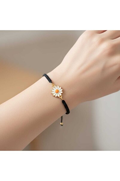 Ralp Moda سوار مكرامية بتصميم زهرة الأقحوان