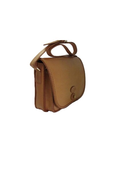 GÖN Handmade Deri Postacı Çanta (Derin)