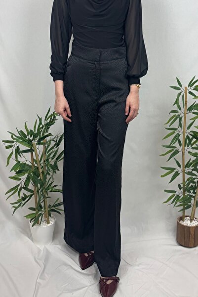 Sateen Jakarlı Pantolon