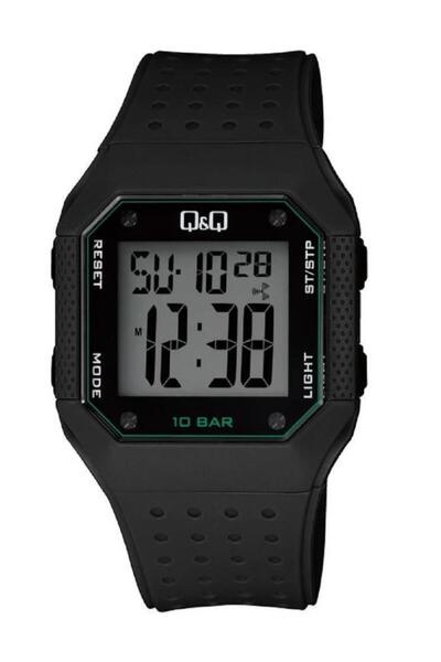 Q&Q M158J004Y Youth Wristwatch with Alarm, Date, Stopwatch and Light