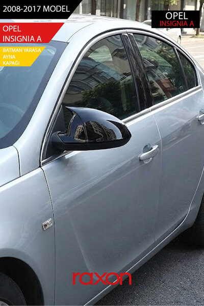 Raxon OPEL INSIGNIA A 2008-2017 Batman & Yarasa Ayna Kapağı – Parlak Piano Bl...