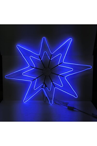 OEM Outdoor large star-shaped light, blue, 78 cm, 9714 B