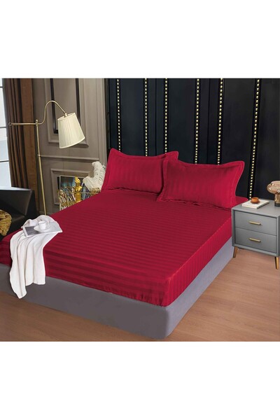 Primavara Set husă de pat damasc 160x200 + 2 fețe de pernă 55x60