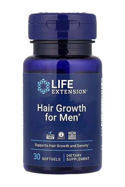 Life Extension Hair Growth for Men - 30 Softgel Capsules