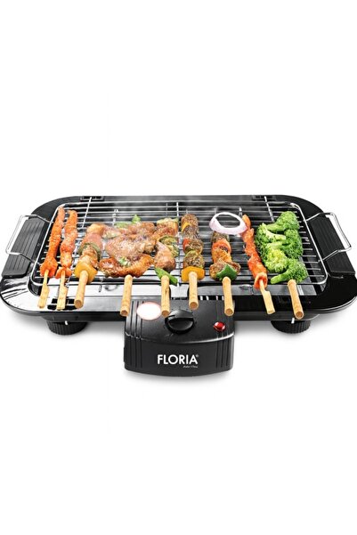 Floria ZLN-2867 Electric Grill – 2000 W, 5 Power Levels, Adjustable Thermosta...