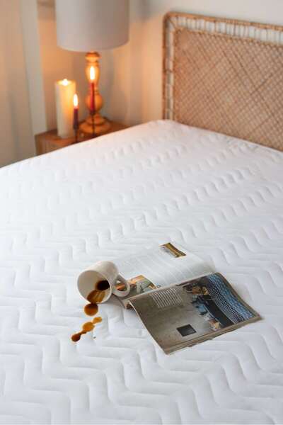 EstaVilla Home Collection Kapitone Fitted Su Sıvı Geçirmez Full Kenar Yatak Koruyucu Alez