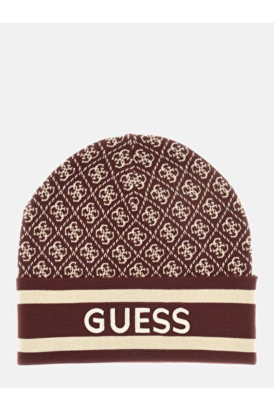 Guess Sevyn 4G Logo Kadın Yün Karışımlı Bere
