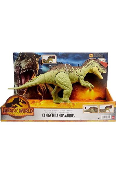 JURASSIC WORLD Yangchuanosaurus Dinosaur Figurine with Attack Function - - 30cm