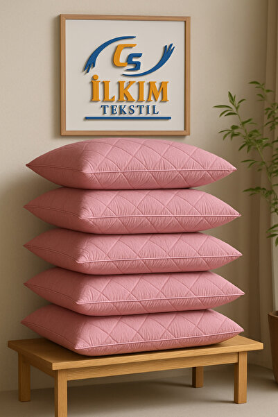 cs ilkim Set de perne din bumbac, 5 bucăți, protector pentru perne matlasat