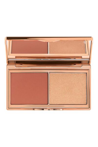 charlotte tilbury Hollywood Blush & Glow Glide - Yüz paleti Tan/Deep (7,5 g)