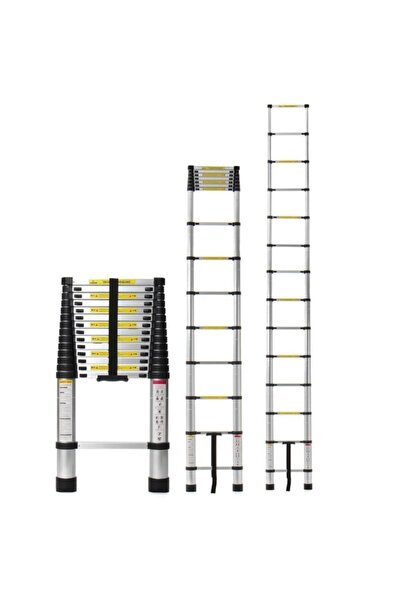 moontime alaçatı Teleskopik Merdiven 10 Basamaklı Uzayan Merdiven 2.9 Metre