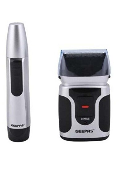 Geepas ماكينة حلاقة شخصية وتشذيب الأنف GSR110 2 في 1 (للاستخدام الجاف والرطب،...