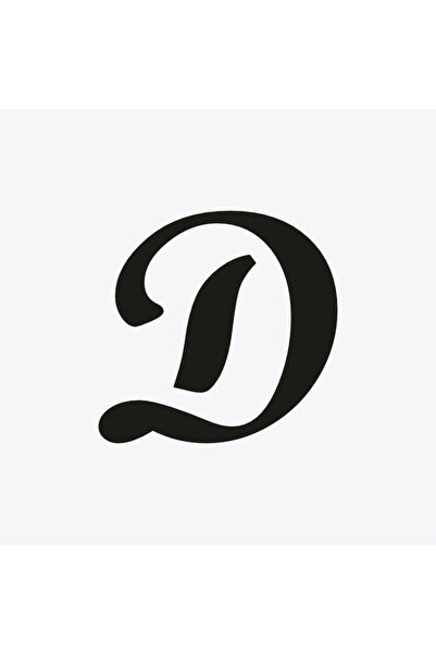 ONE SPRAY TATTOO D Harfi El Yazısı Tekli Dövme Şablonu – Kına Kalıbı & Tattoo...